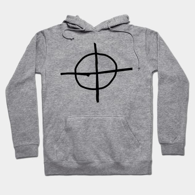 Zodiac Killer Symbol (Front/Back Print) Hoodie by darklordpug